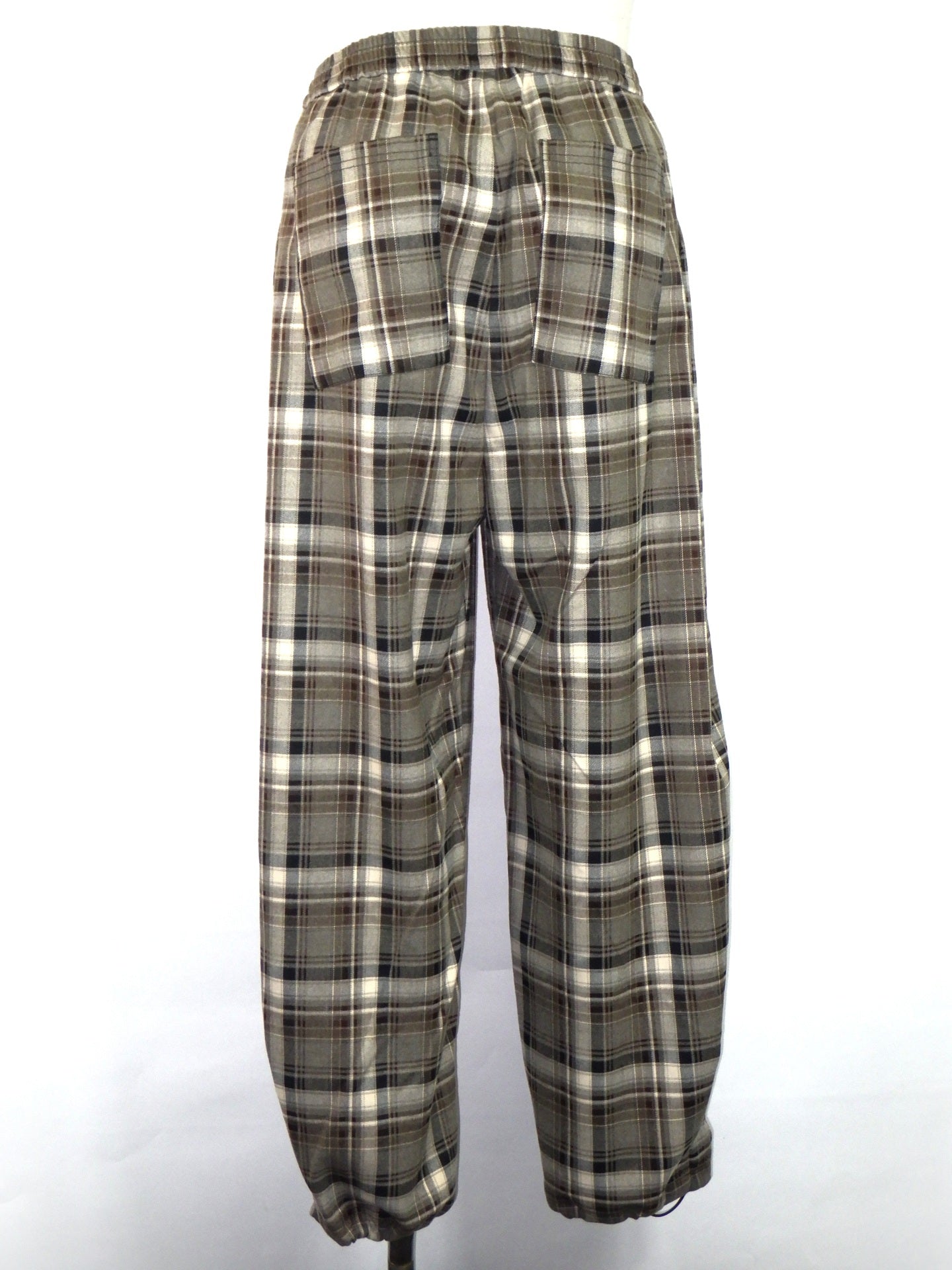 SUPERTHANKS　Side-tuck balloon pants　ST263PT03A-BE Check