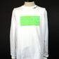 STUD MUFFIN　コットン天竺 ボックスロゴ発泡プリントLS Tシャツ　524-02817-WH