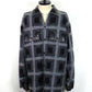 amok　KINIT CHECK SHIRT　262023-BK