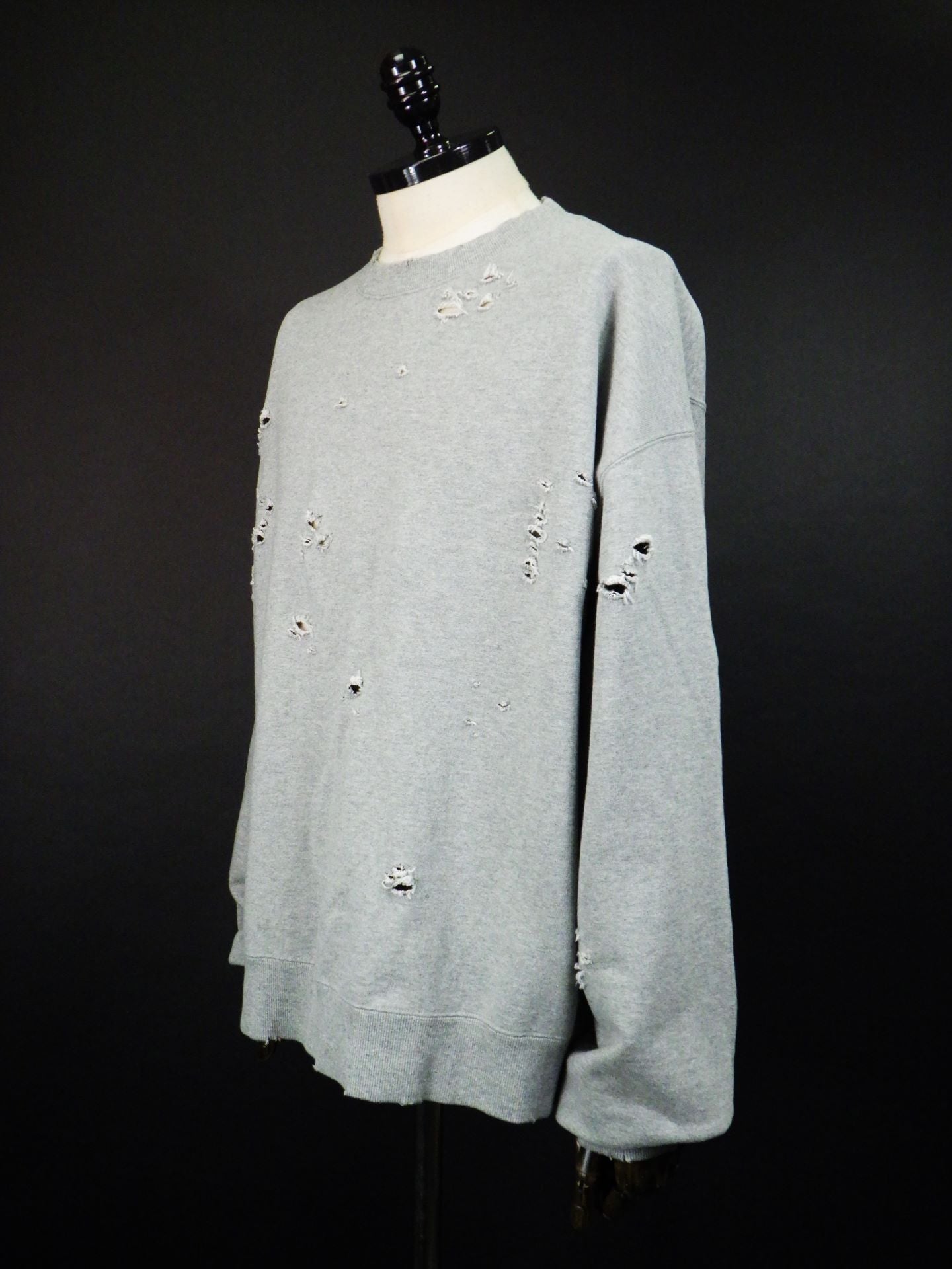 DELUXE　サボタージュスウェットシャツ　25SD2669-GRY