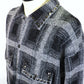 amok　KINIT CHECK SHIRT　262023-BK