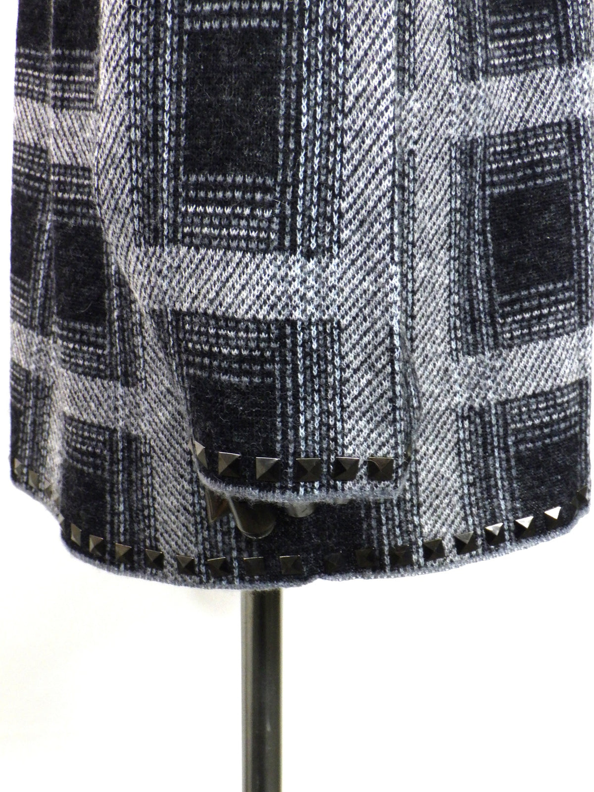 amok　KINIT CHECK SHIRT　262023-BK