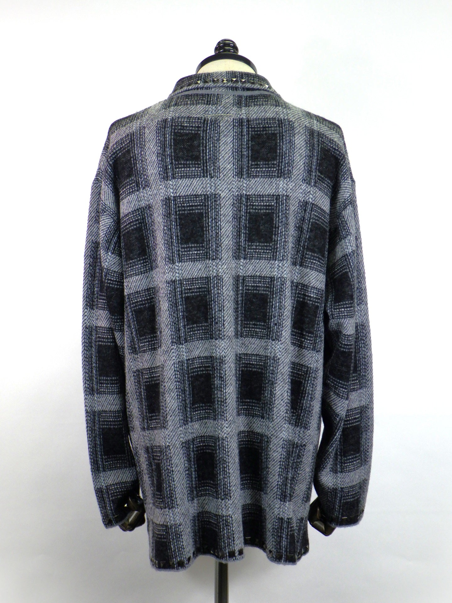 amok　KINIT CHECK SHIRT　262023-BK