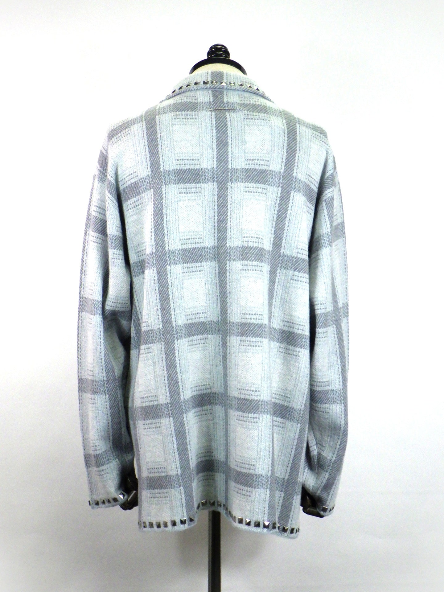 amok　KINIT CHECK SHIRT　262023-MINT