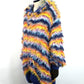 amok　MULTI BORDER HOODIE KNIT　262032-MULTI