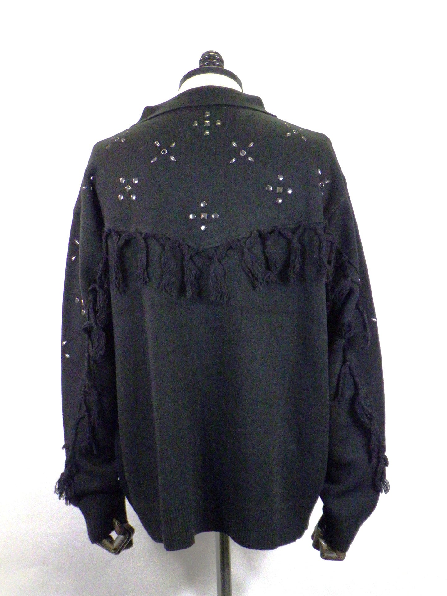 amok　WESTERN KNIT CARDIGAN　262035-BK