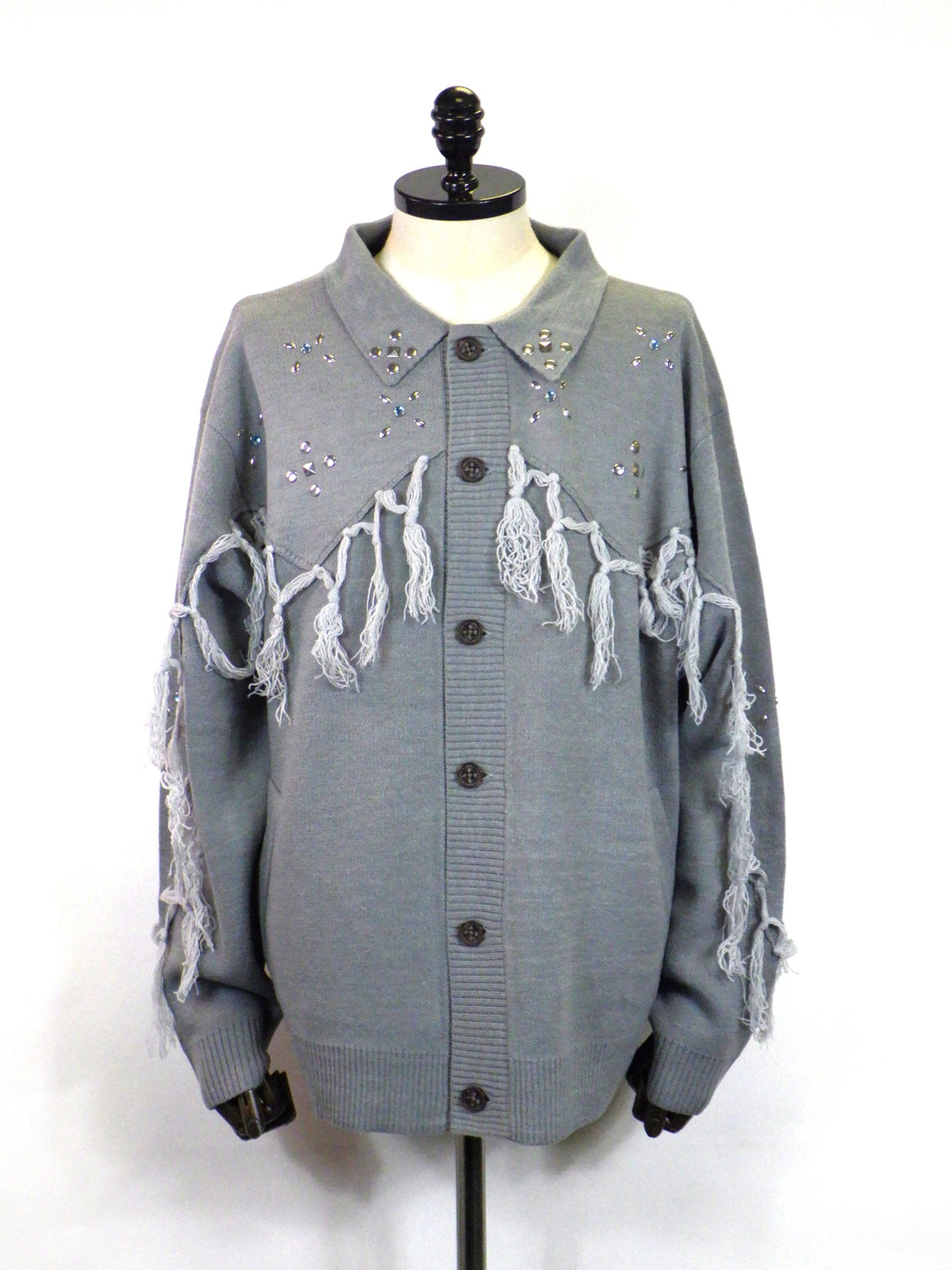 amok　WESTERN KNIT CARDIGAN　262035-GRY