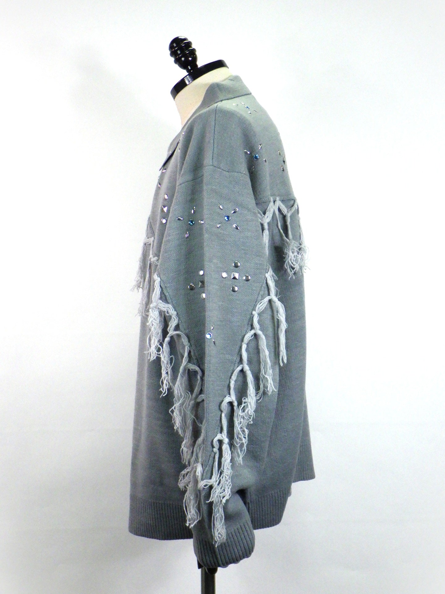 amok　WESTERN KNIT CARDIGAN　262035-GRY