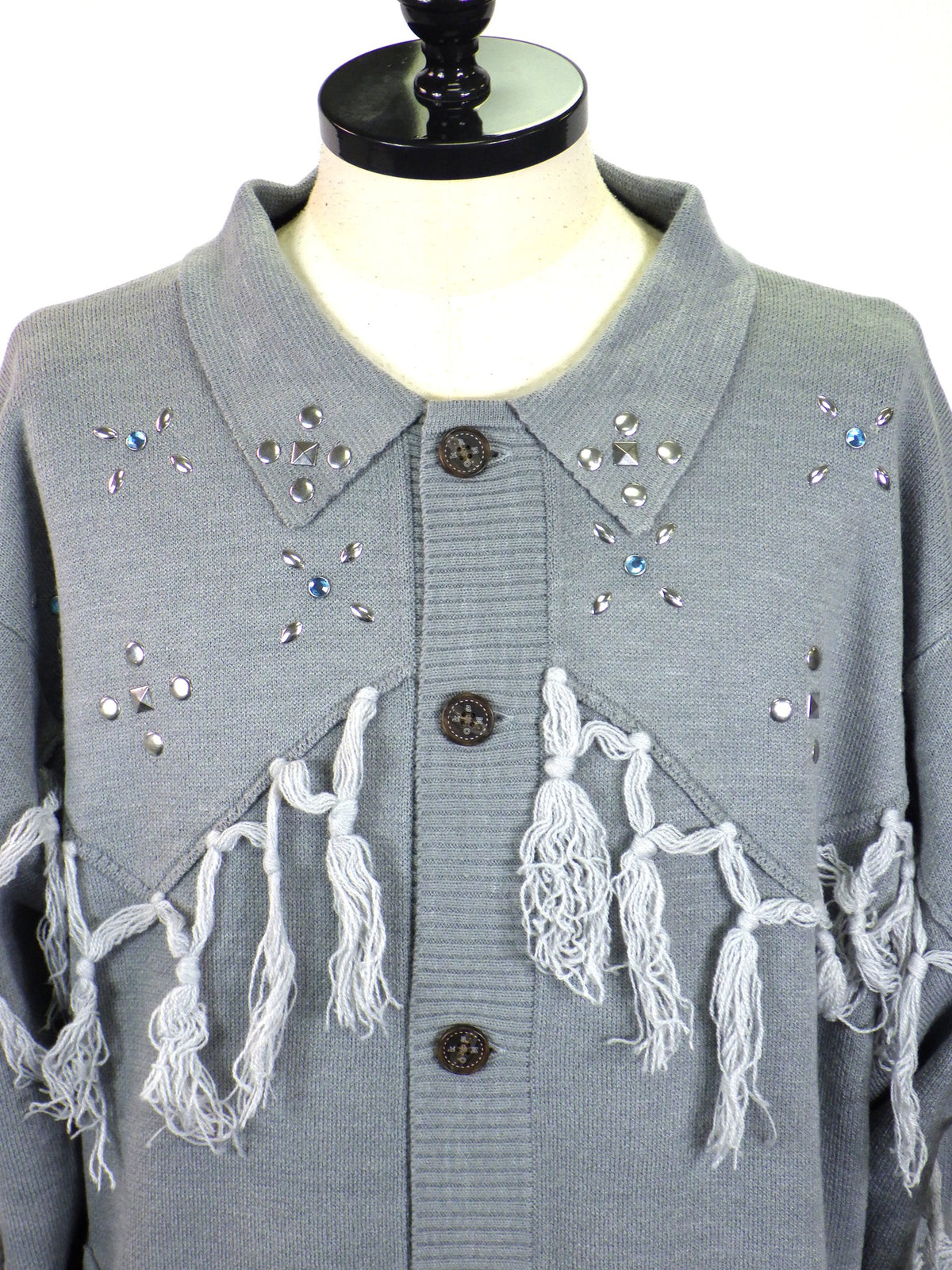amok　WESTERN KNIT CARDIGAN　262035-GRY