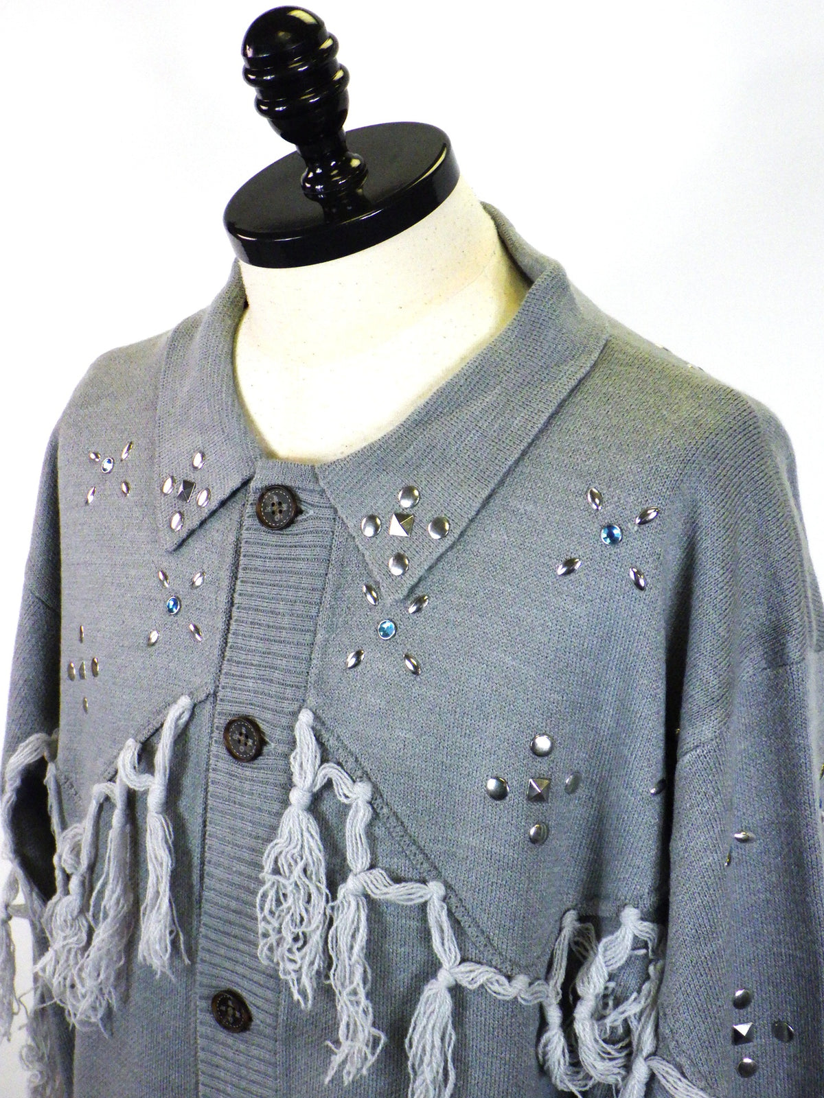 amok　WESTERN KNIT CARDIGAN　262035-GRY