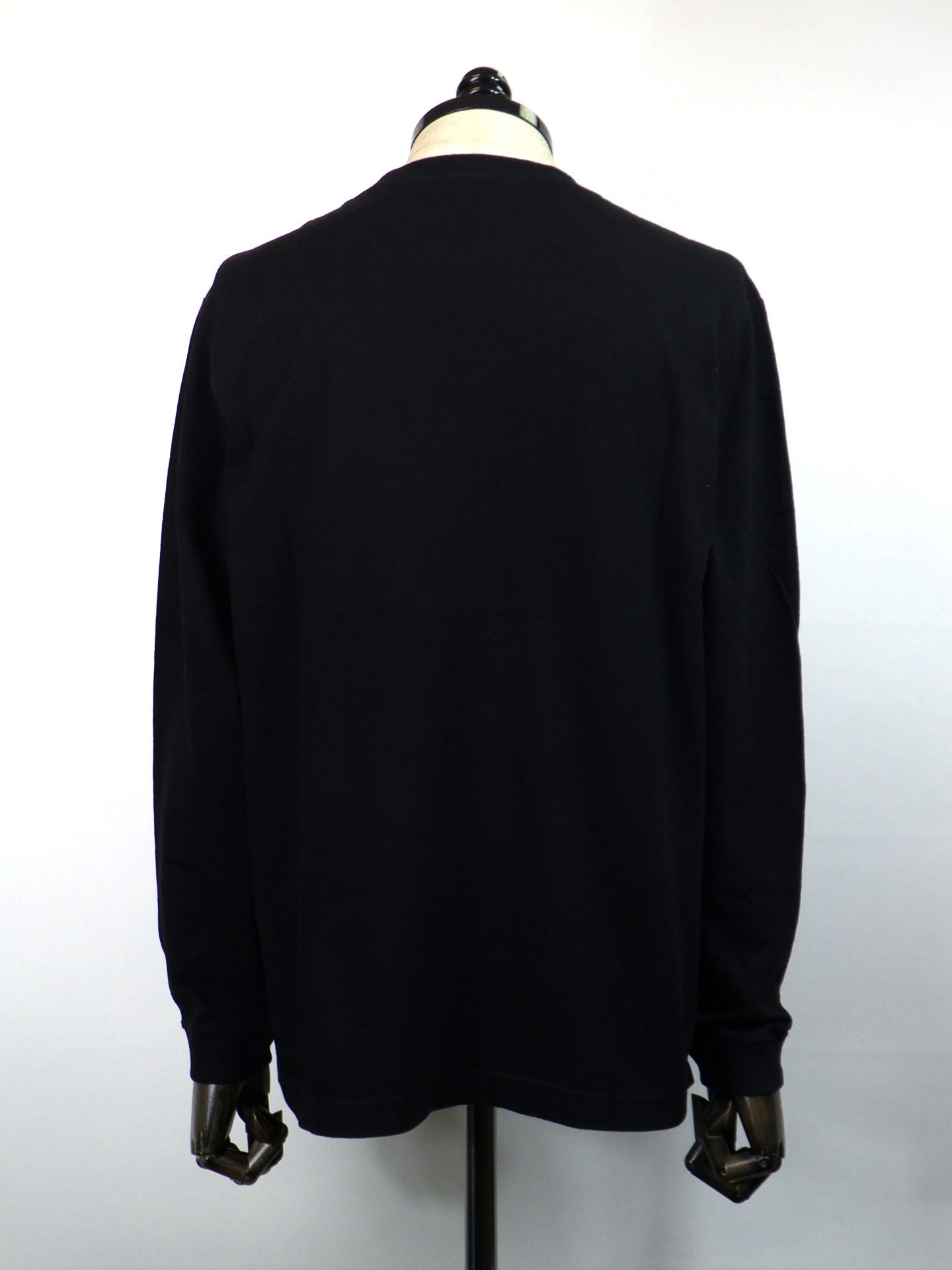 STUD MUFFIN　コットン天竺 LOST HEARTS シークインLS Tシャツ　524-02815-BK