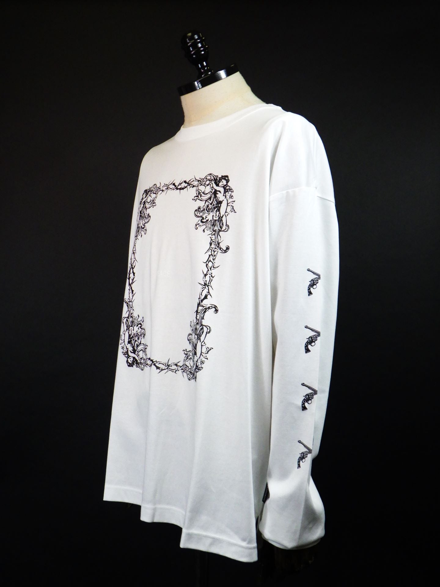 roarguns　エンジェルフレームL/S T-シャツ　25FGT-18-WH