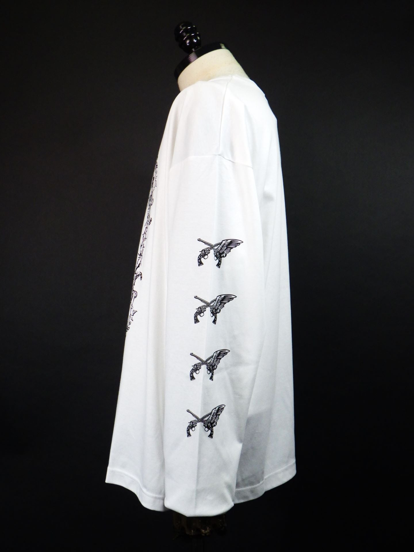 roarguns　エンジェルフレームL/S T-シャツ　25FGT-18-WH