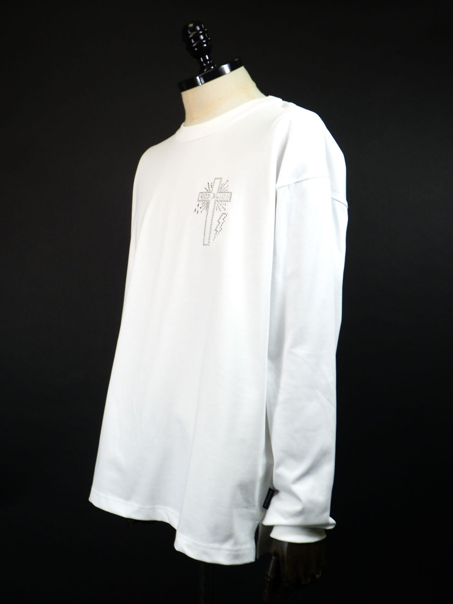 roarguns　クロスクリスタルL/S T-シャツ　25FGT-16-WH