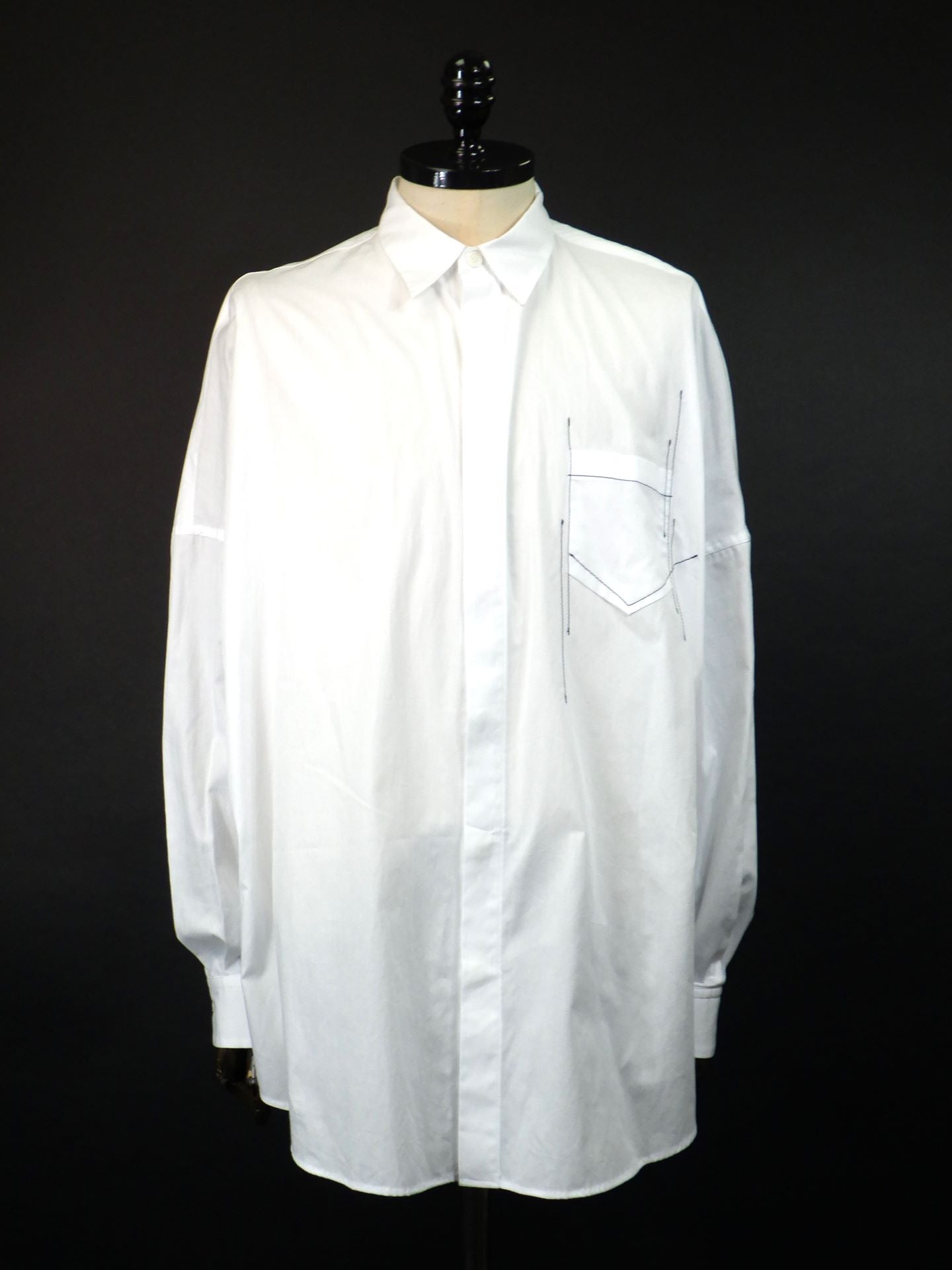 SISE　ステッチングシャツ　GA-SH-01-WH