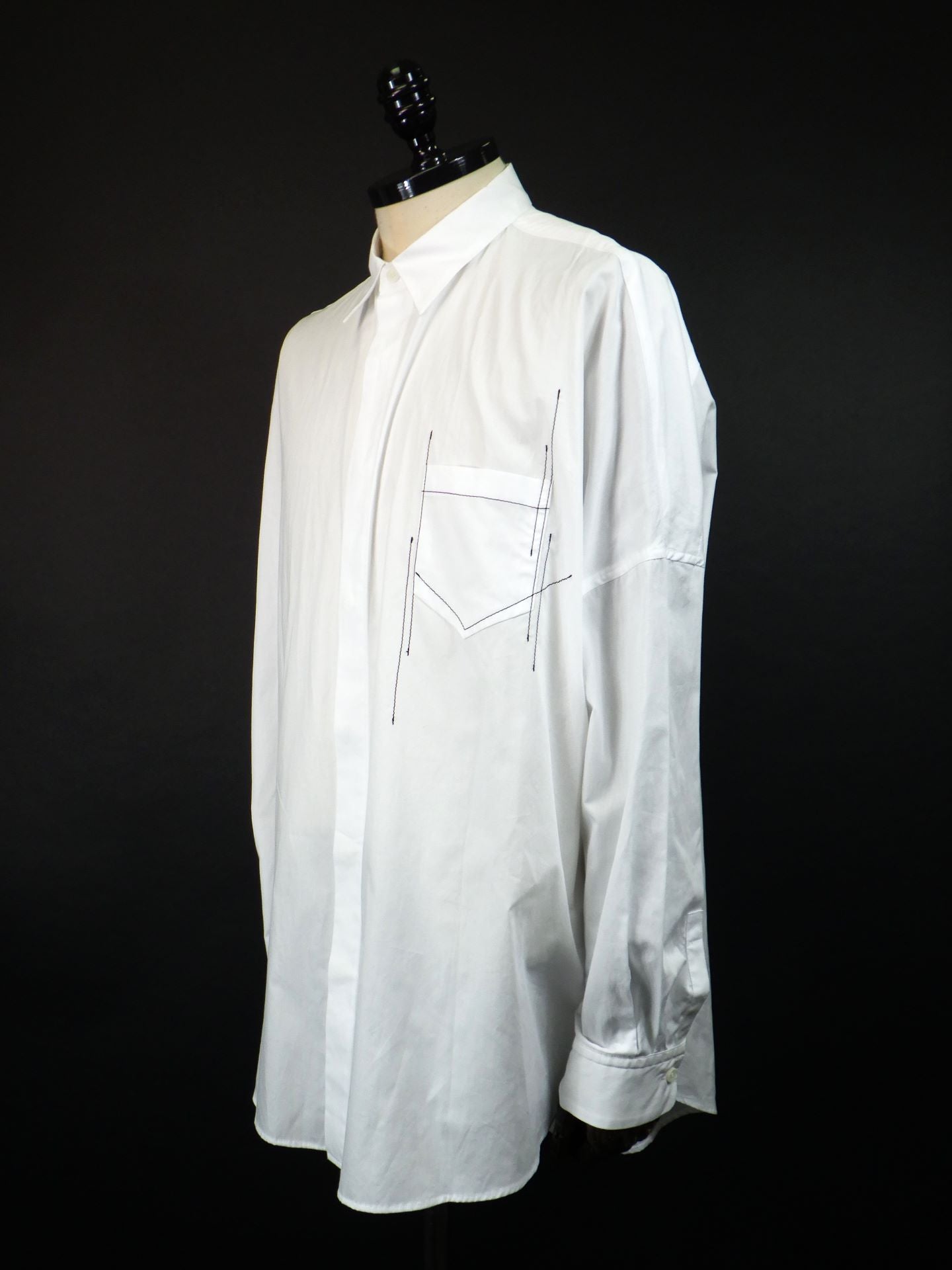 SISE　ステッチングシャツ　GA-SH-01-WH
