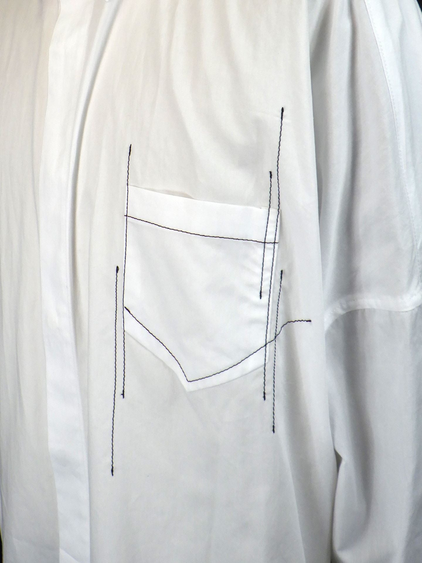 SISE　ステッチングシャツ　GA-SH-01-WH