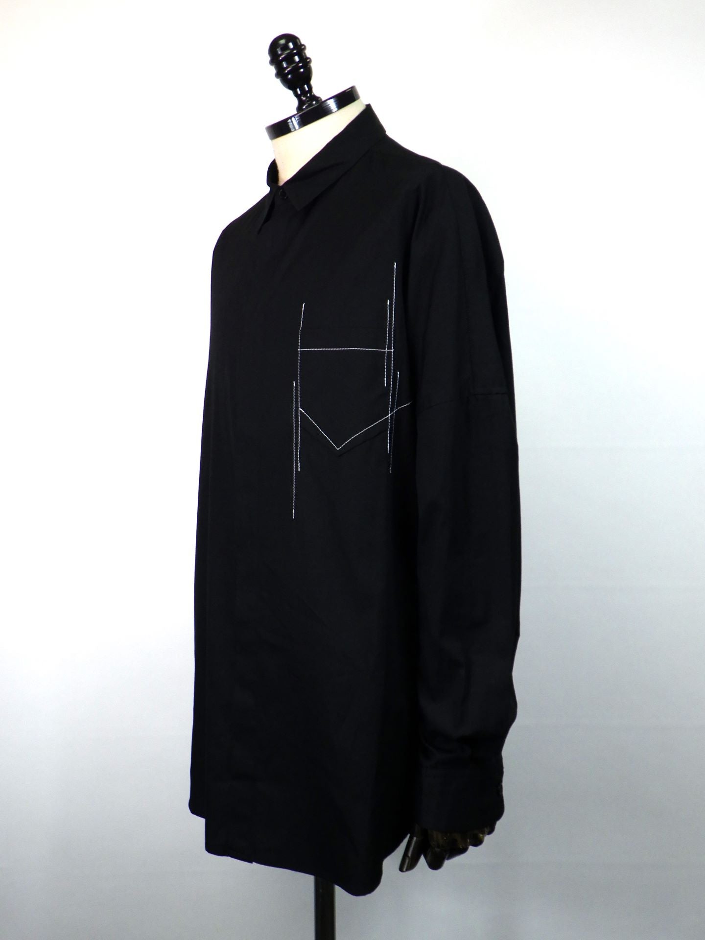 SISE　ステッチングシャツ　GA-SH-01-BK