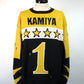 KAMIYA　レーシングジャカードニットセーター　G15PO066-YEL