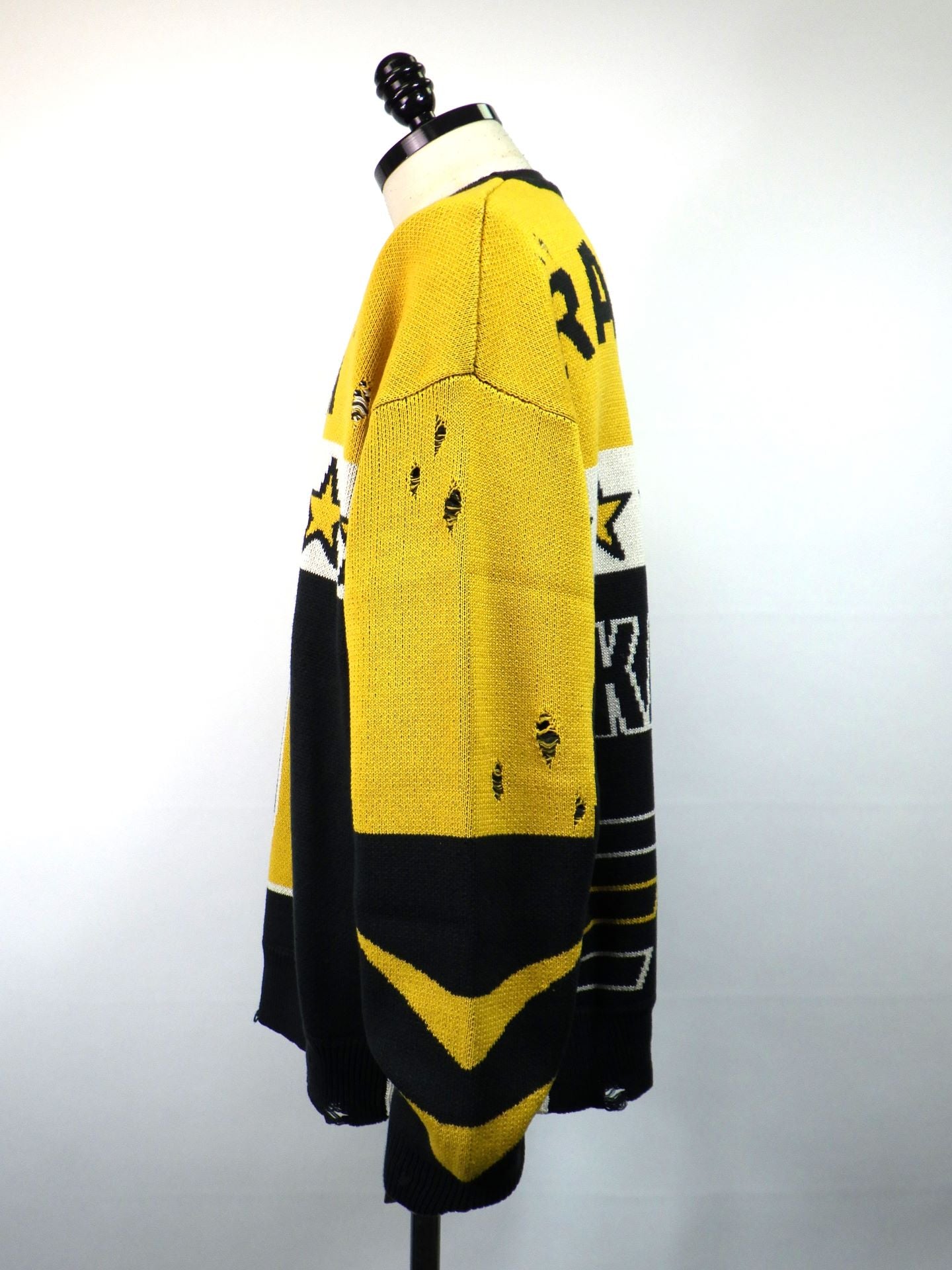 kamiya 星条旗ニット KAMIYA レーシングジャカードニットセーター G15PO066-YEL – KAWANO