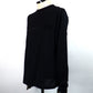 1PIU1UGUALE3 RELAX　スウィッチングロゴロングTシャツ　UST-25132-BK
