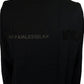 1PIU1UGUALE3 RELAX　スウィッチングロゴロングTシャツ　UST-25132-BK