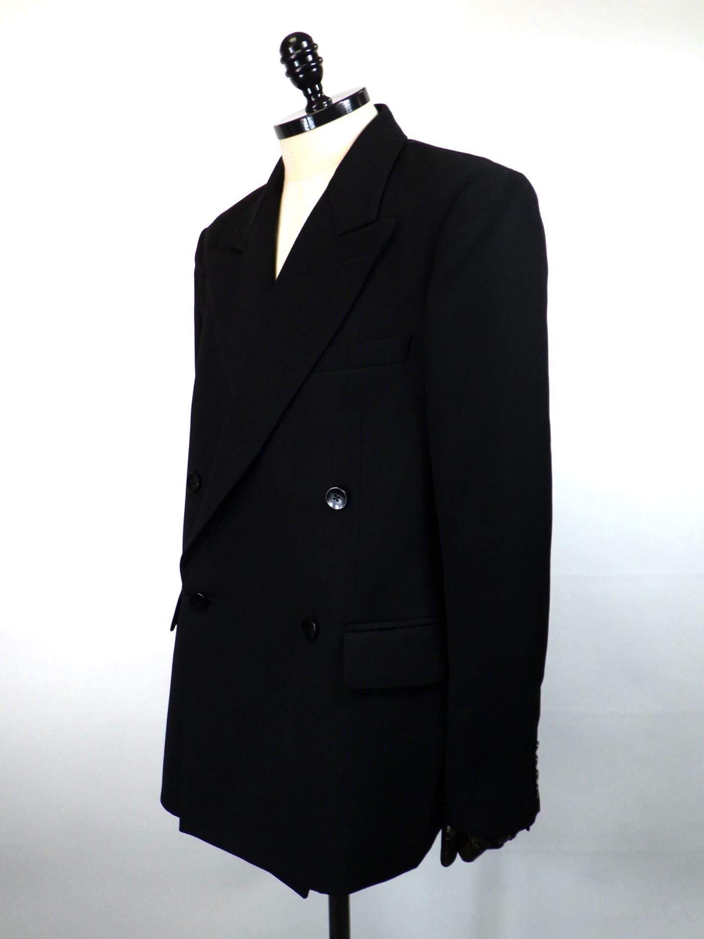 disemBySiiK　バックスリットダブルブレステッドテーラードジャケット　25AW017BK