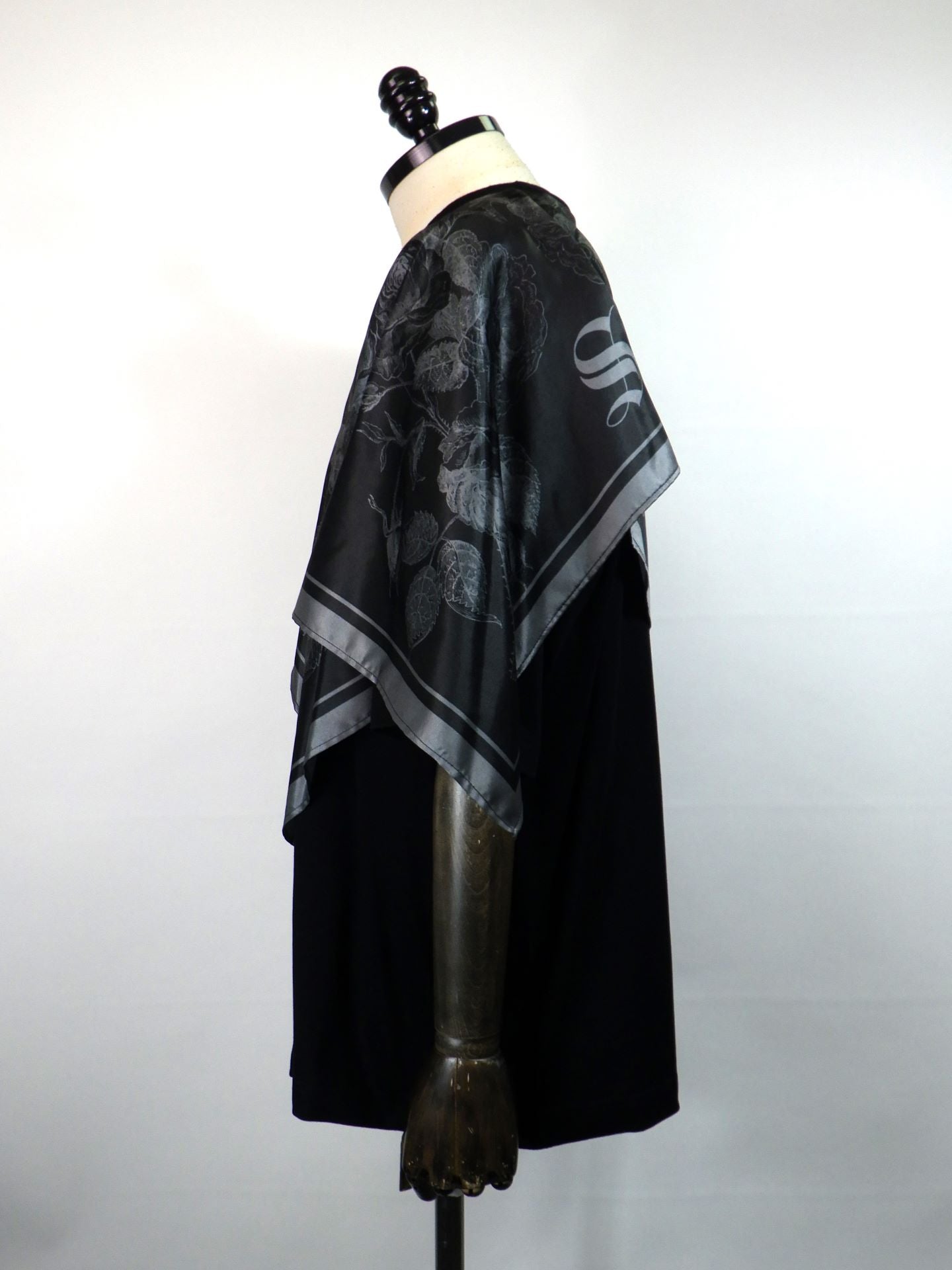 disemBySiiK　スカーフドッキングTシャツ　25AW038BK-2