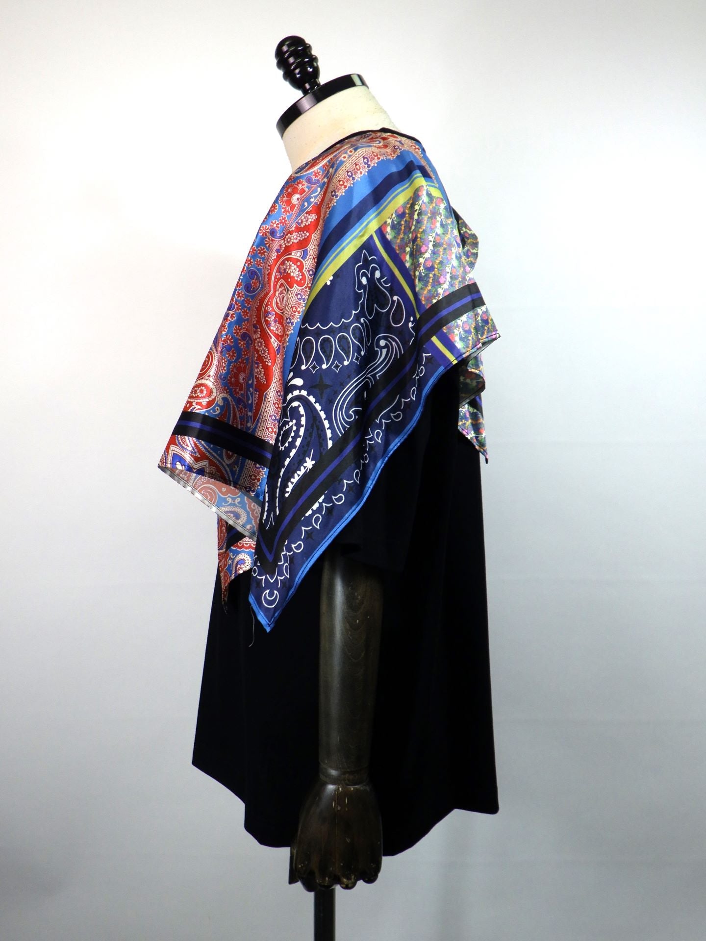 disemBySiiK　スカーフドッキングTシャツ　25AW038BK-1
