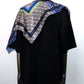 disemBySiiK　スカーフドッキングTシャツ　25AW038BK-1