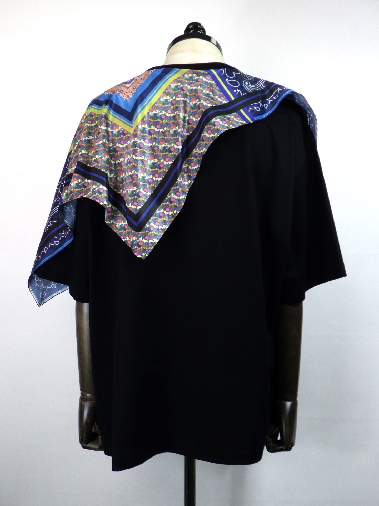 disemBySiiK　スカーフドッキングTシャツ　25AW038BK-1