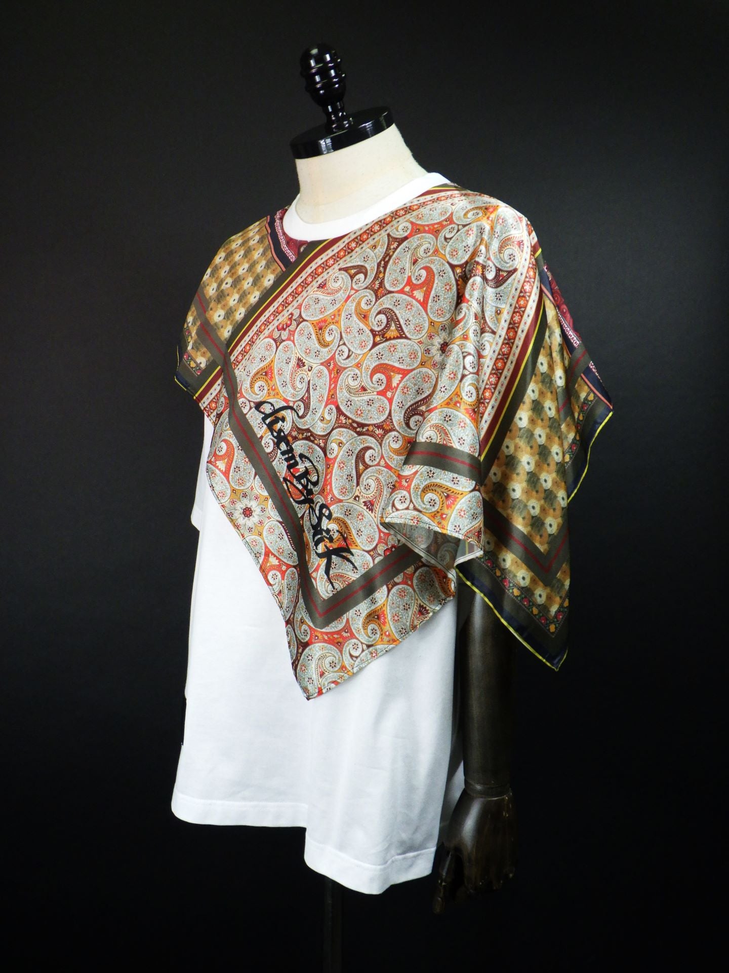 disemBySiiK　スカーフドッキングTシャツ　25AW038WH-1