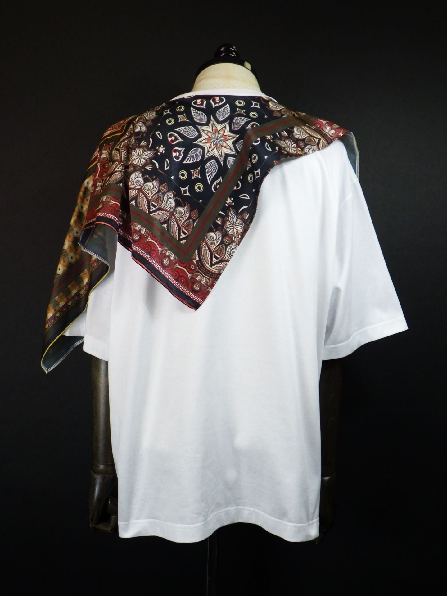 disemBySiiK　スカーフドッキングTシャツ　25AW038WH-1