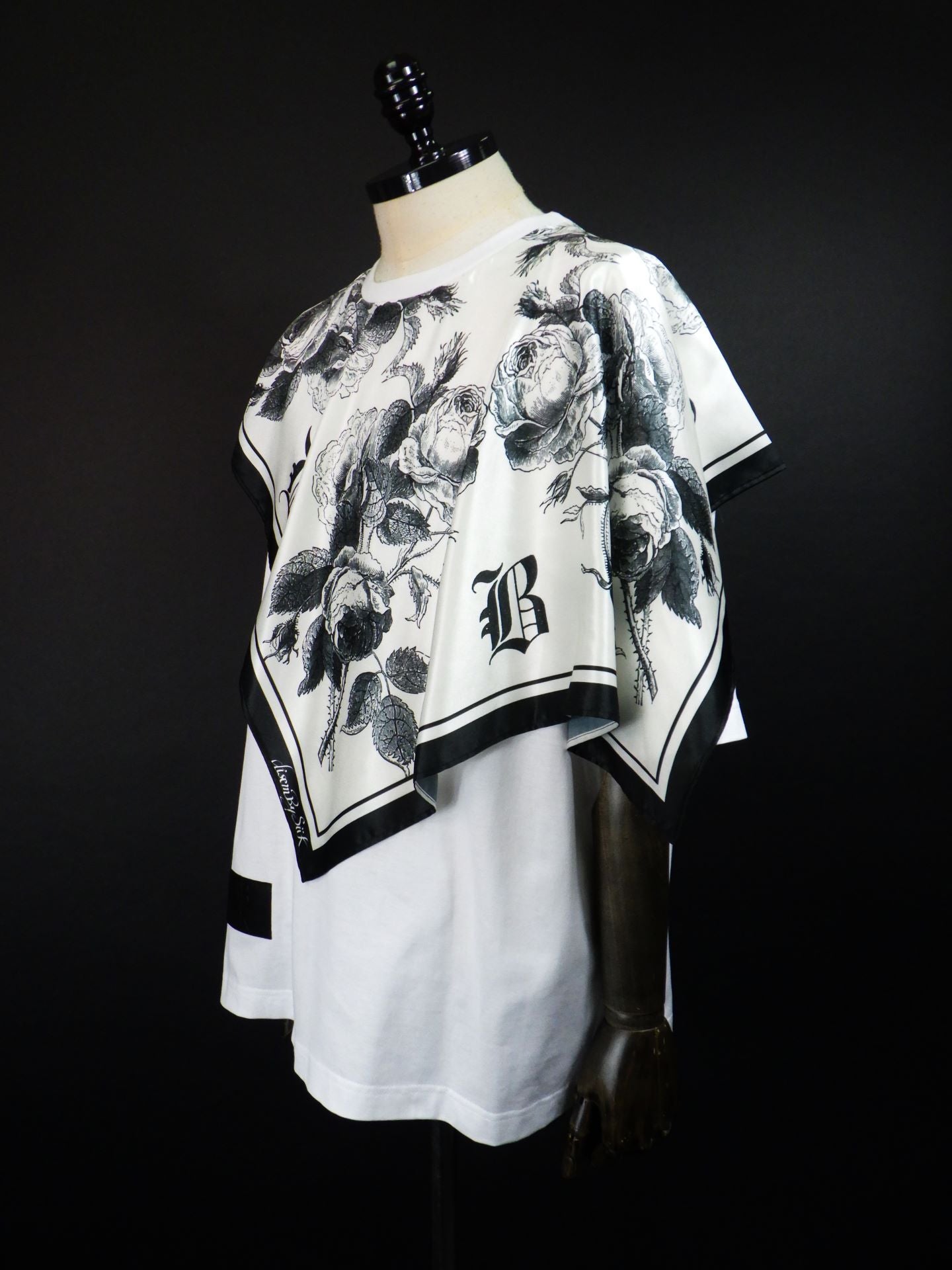 disemBySiiK　スカーフドッキングTシャツ　25AW038WH-2