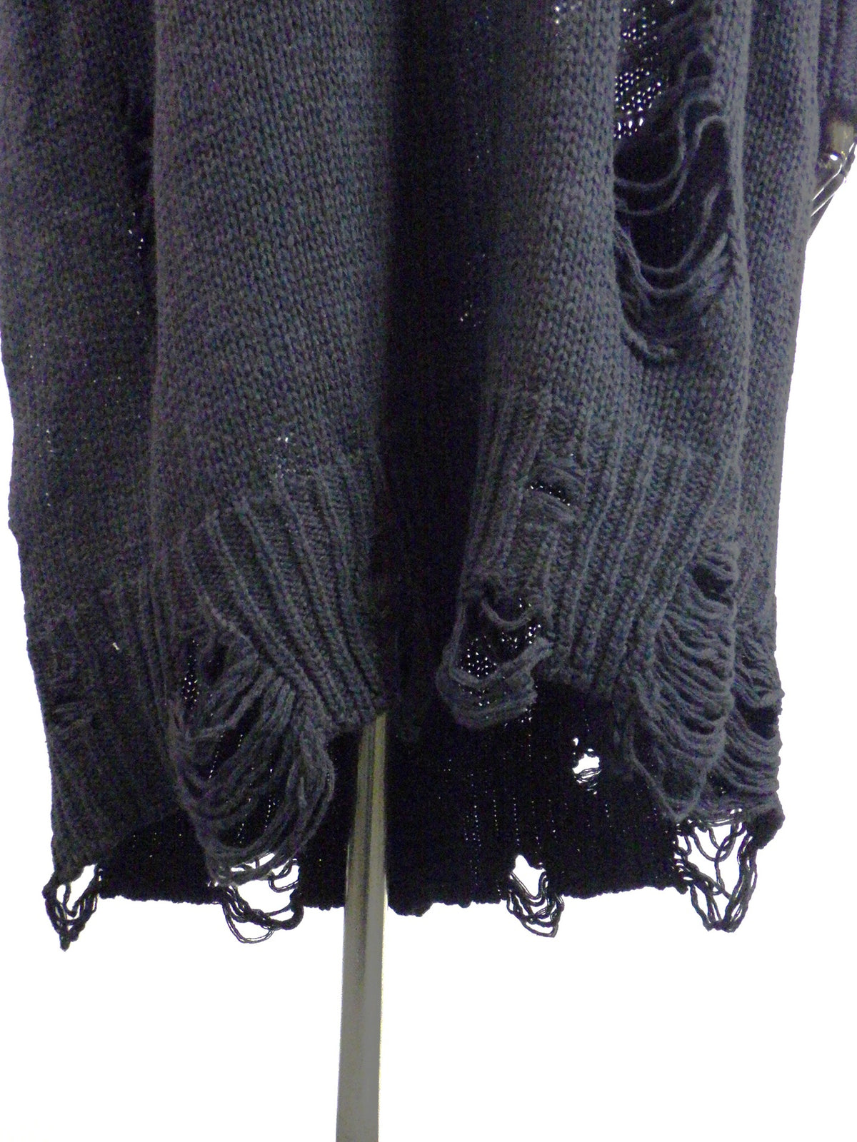 KAMIYA　Damaged Low Gauge Long Cardigan　G17CD077