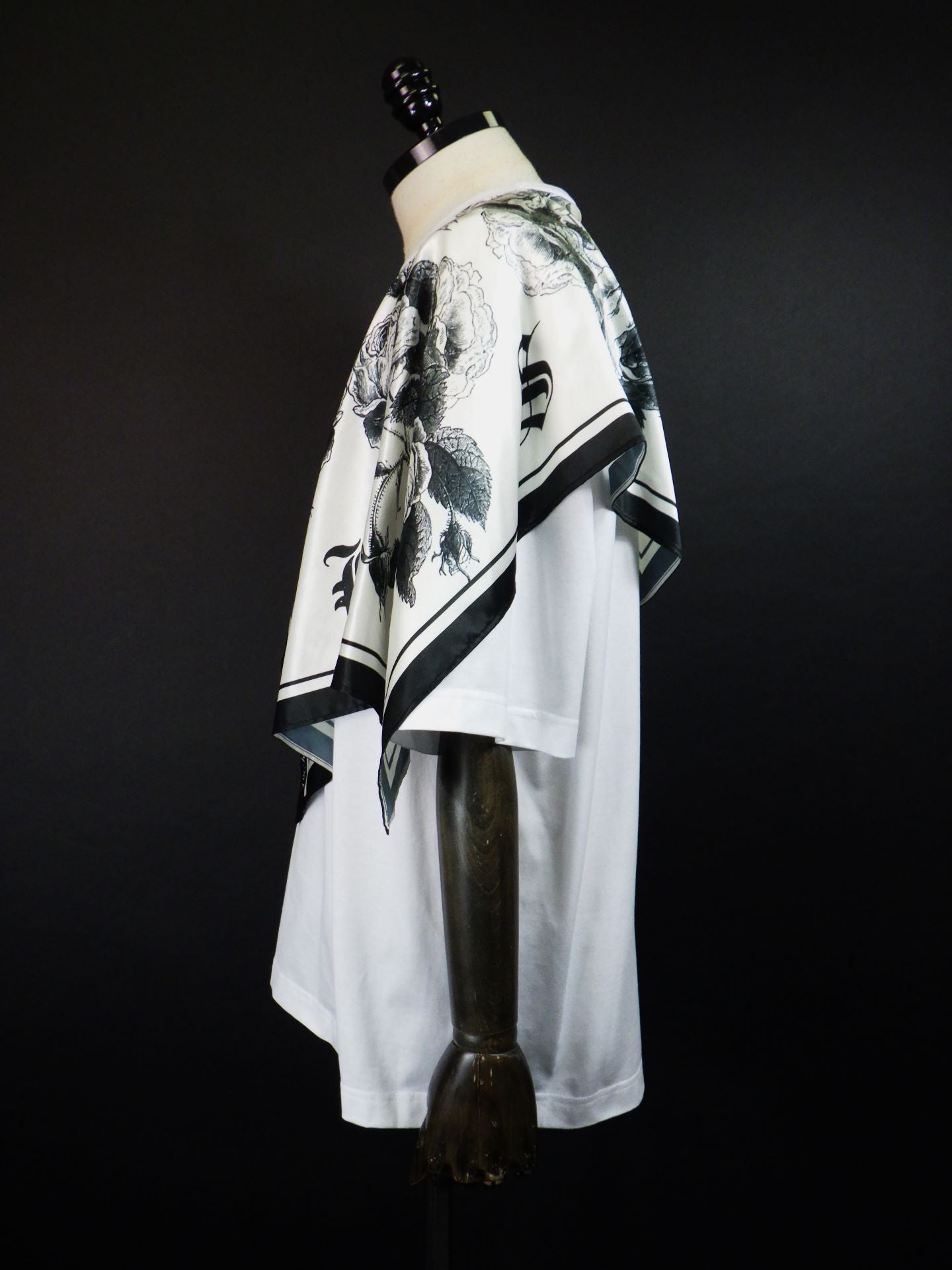 disemBySiiK　スカーフドッキングTシャツ　25AW038WH-2