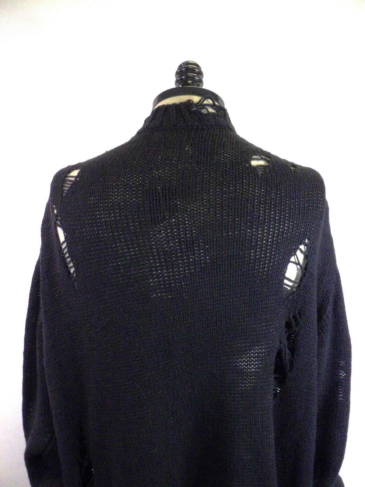 KAMIYA　Damaged Low Gauge Long Cardigan　G17CD077