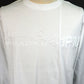 1PIU1UGUALE3 RELAX　スウィッチングロゴロングTシャツ　UST-25132-WH