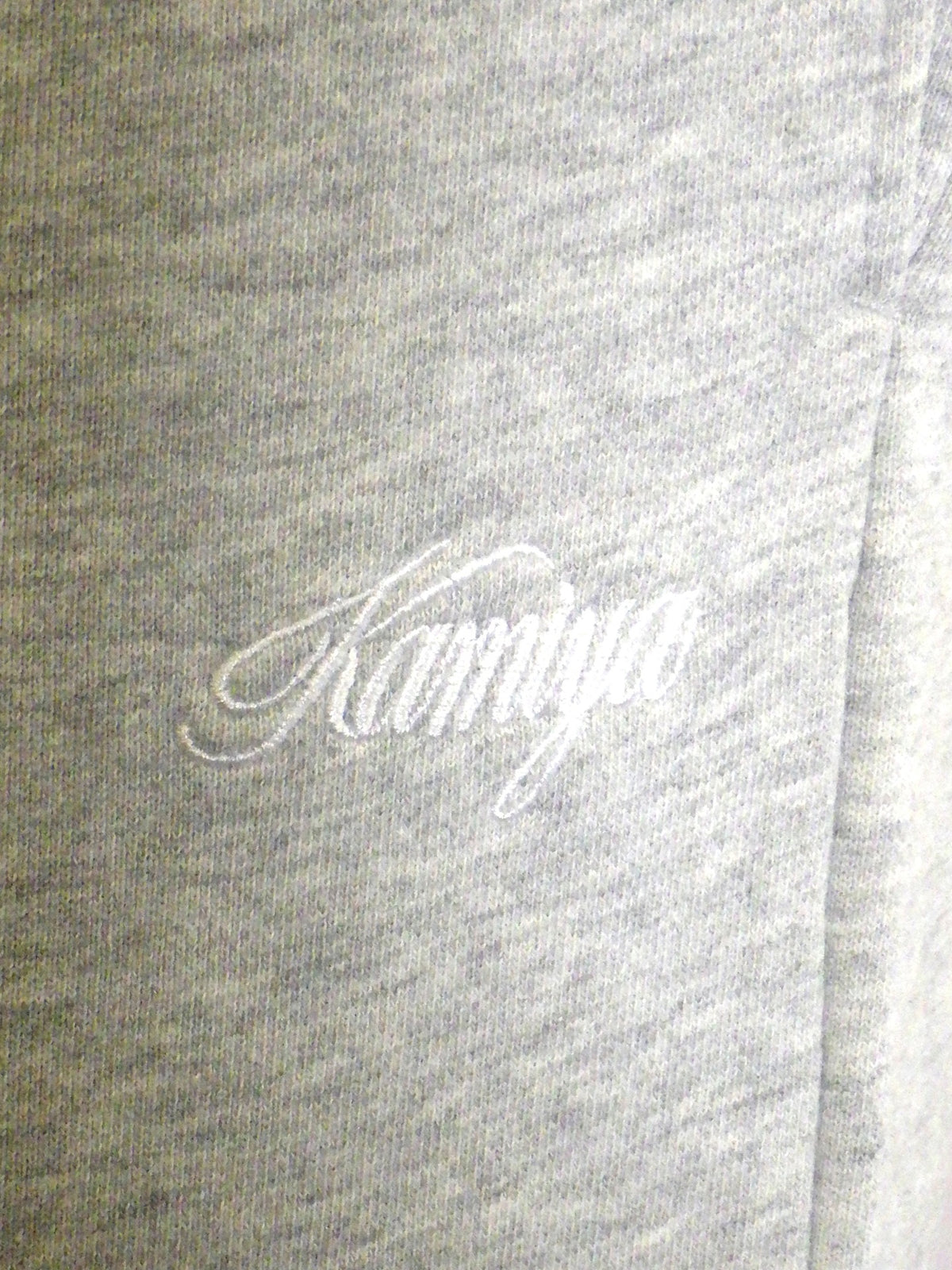 KAMIYA　"Girl Patch" Bootcut Sweat Pants　G17PT103-GR
