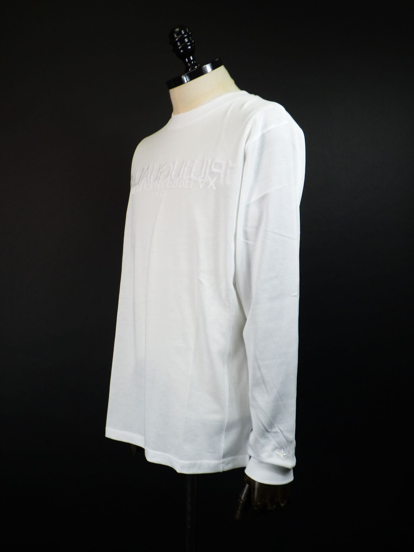 1PIU1UGUALE3 RELAX　リバーシングロゴロングTシャツ　UST-25133-WH