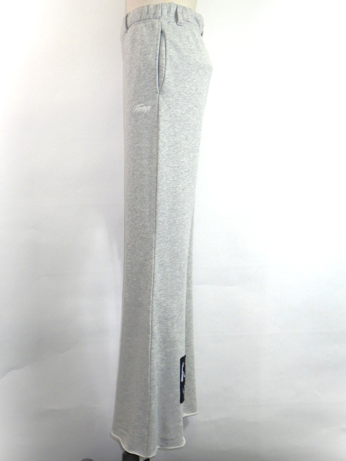 KAMIYA　"Girl Patch" Bootcut Sweat Pants　G17PT103-GR