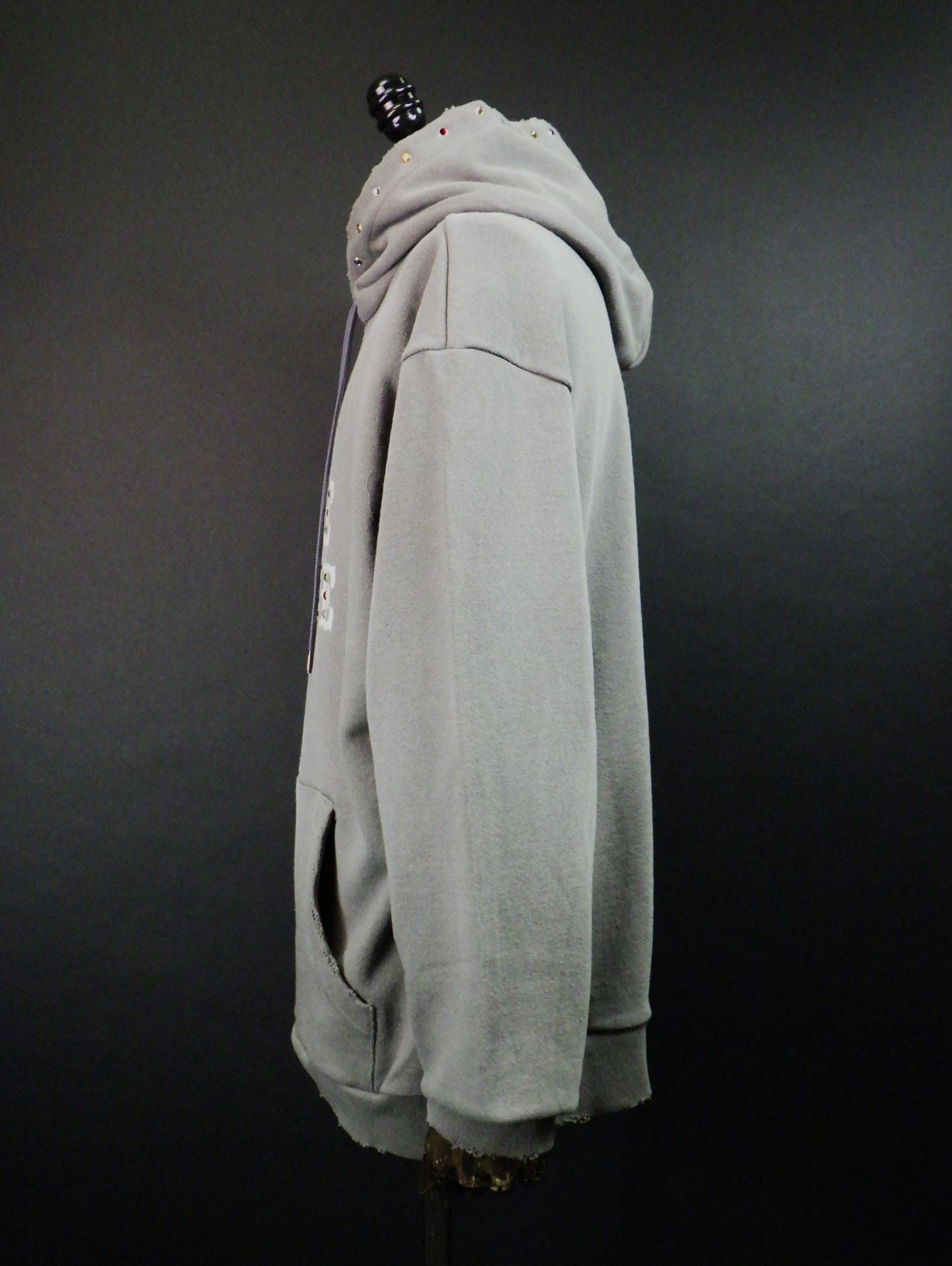 roarguns　LOVE AND PEACEストーンネイルフーディ　25FGB-10-GRY