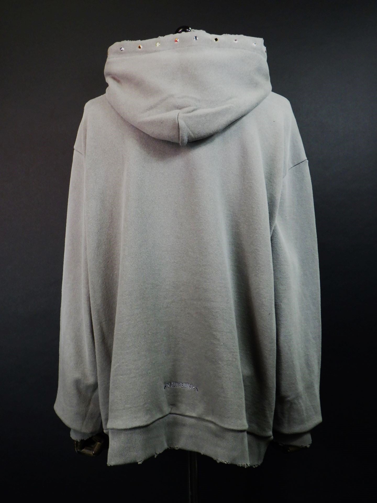 roarguns　LOVE AND PEACEストーンネイルフーディ　25FGB-10-GRY