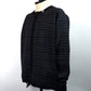 SUPERTHANKS　グラフチェックニットカーディガン　ST253KT02-C.GRY×BK