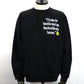 STUD MUFFIN　オーセンティックパイル ラベルプリント ボーンパッチワーク スウェットシャツ　624-02907-BK