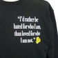 STUD MUFFIN　オーセンティックパイル ラベルプリント ボーンパッチワーク スウェットシャツ　624-02907-BK