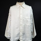 Licht Bestreben　ベロアジャージスリーブイージーシャツ　LB25AW-SH08-SPV-PVL-WH