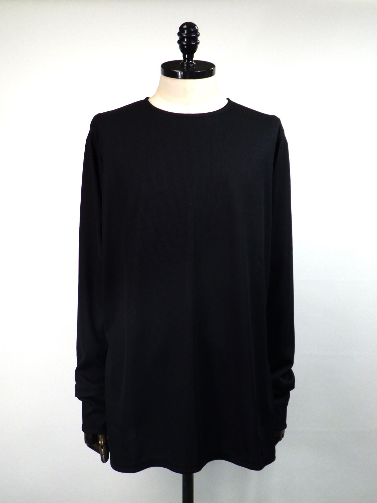 prasthana　base layer crew neck　P-2102002-BK