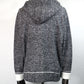 1PIU1UGUALE3 RELAX　バイカラーニットジップパーカー　USK-25029-GRY