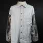 Licht Bestreben　ベロアジャージスリーブイージーシャツ　LB25AW-SH08-SPV-PVL-GRY
